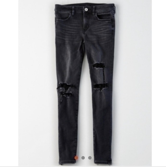 American Eagle Outfitters Denim - AEO Vintage Black Ripped Jegging